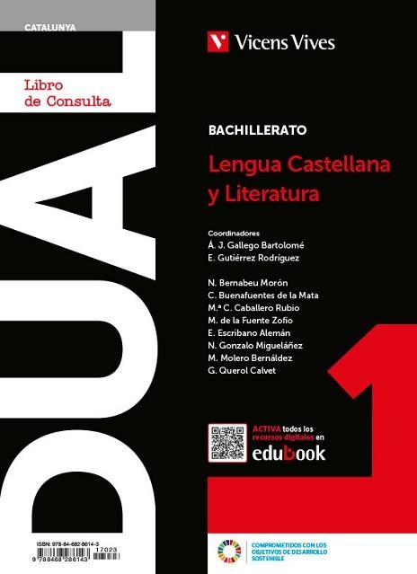 DUAL 1.LENGUA CASTELLANA Y LITERATURA(PRIMER BATXILLERAT/LC+CA+DIGITAL)ED.2022 | 9788468286143 | Llibreria Geli - Llibreria Online de Girona - Comprar llibres en català i castellà