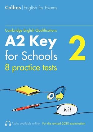 A2 KEY FOR SCHOOLS.8 PRACTICE TESTS | 9780008484163 | Llibreria Geli - Llibreria Online de Girona - Comprar llibres en català i castellà