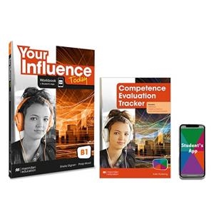 YOUR INFLUENCE TODAY B1(WORKBOOK, COMPETENCE EVALUATION TRACKER Y STUDENT'S APP) | 9781380099273 | DIGNEN, SHEILA/WOOD, PHILIP | Llibreria Geli - Llibreria Online de Girona - Comprar llibres en català i castellà