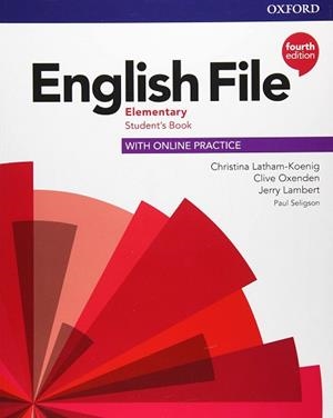 ENGLISH FILE ELEMENTARY(STUDENT'S BOOK WITH ONLINE PRACTICE.FOURTH EDITION) | 9780194031592 | Llibreria Geli - Llibreria Online de Girona - Comprar llibres en català i castellà