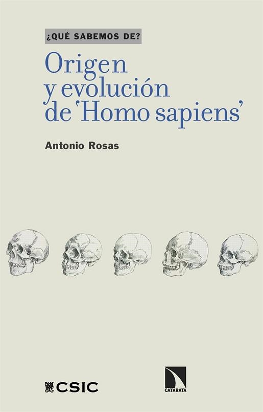 ORIGEN Y EVOLUCIÓN DE 'HOMO SAPIENS' | 9788413525297 | ROSAS,ANTONIO | Libreria Geli - Librería Online de Girona - Comprar libros en catalán y castellano