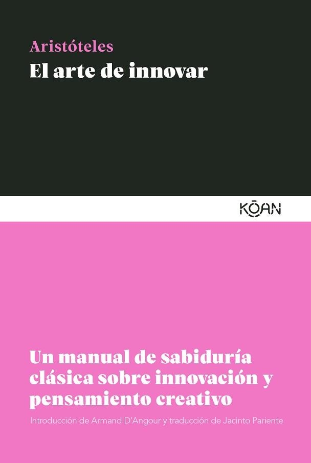 EL ARTE DE INNOVAR | 9788418223570 | ARISTÓTELES | Llibreria Geli - Llibreria Online de Girona - Comprar llibres en català i castellà