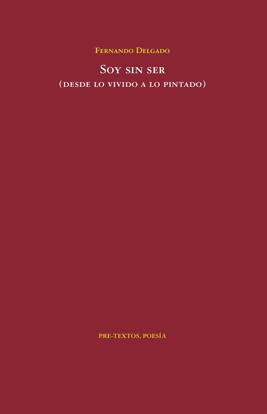 SOY SIN SER | 9788418935756 | DELGADO,FERNANDO | Libreria Geli - Librería Online de Girona - Comprar libros en catalán y castellano