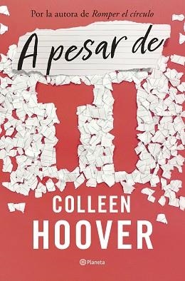 A PESAR DE TI(REGRETTING YOU) | 9788408263463 | HOOVER,COLLEEN | Llibreria Geli - Llibreria Online de Girona - Comprar llibres en català i castellà