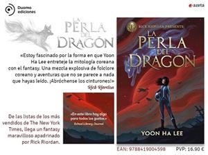 LA PERLA DEL DRAGON | 9788419004598 | HA LEE,YOON | Libreria Geli - Librería Online de Girona - Comprar libros en catalán y castellano