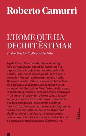 L'HOME QUE HA DECIDIT ESTIMAR | 9788416738533 | CAMURRI,ROBERTO | Llibreria Geli - Llibreria Online de Girona - Comprar llibres en català i castellà
