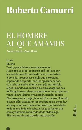 EL HOMBRE AL QUE AMAMOS | 9788416738540 | CAMURRI,ROBERTO | Libreria Geli - Librería Online de Girona - Comprar libros en catalán y castellano