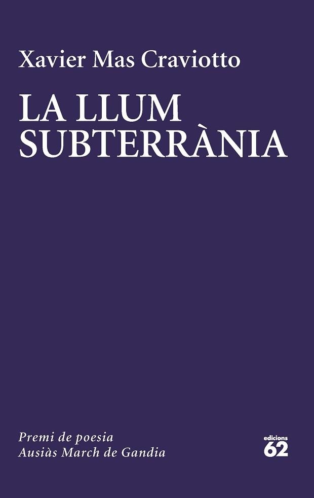 LA LLUM SUBTERRÀNIA | 9788429780741 | MAS CRAVIOTTO,XAVIER | Libreria Geli - Librería Online de Girona - Comprar libros en catalán y castellano