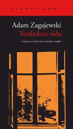VERDADERA VIDA | 9788419036384 | ZAGAJEWSKI,ADAM | Libreria Geli - Librería Online de Girona - Comprar libros en catalán y castellano