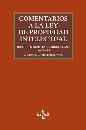 COMENTARIOS A LA LEY DE PROPIEDAD INTELECTUAL | 9788430976997 | BERCOVITZ RODRÍGUEZ-CANO, RODRIGO/AMORES CONRADI, MIGUEL A./APARICIO VAQUERO, JUAN PABLO/CÁMARA ÁGUI | Libreria Geli - Librería Online de Girona - Comprar libros en catalán y castellano