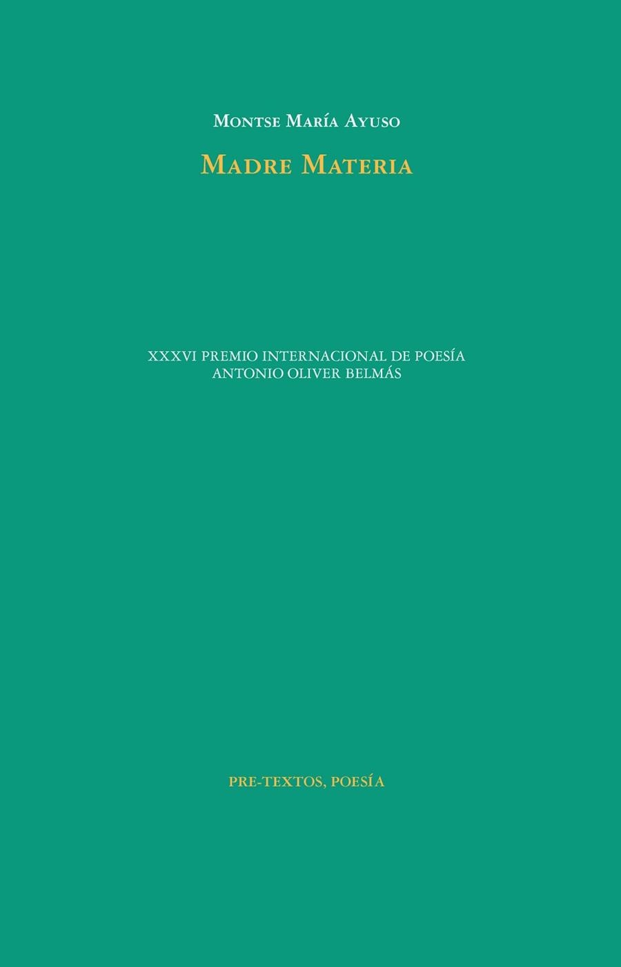 MADRE MATERIA | 9788419633071 | AYUSO,MONTSE MARÍA | Libreria Geli - Librería Online de Girona - Comprar libros en catalán y castellano