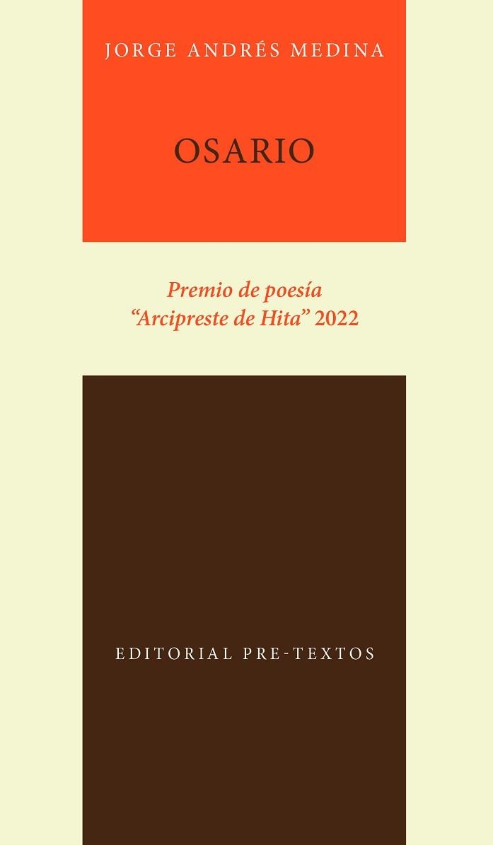 OSARIO | 9788419633286 | ANDRÉS MEDINA,JORGE | Libreria Geli - Librería Online de Girona - Comprar libros en catalán y castellano
