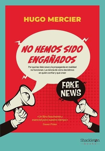 NO HEMOS SIDO ENGAÑADOS | 9788413612218 | MERCIER,HUGO | Llibreria Geli - Llibreria Online de Girona - Comprar llibres en català i castellà