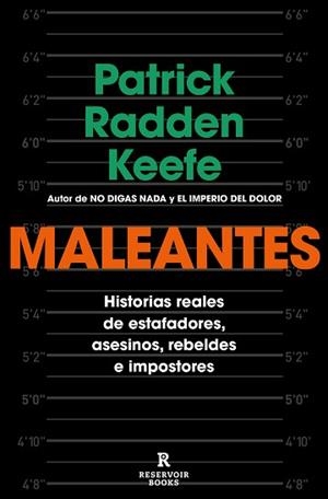 MALEANTES | 9788418052989 | KEEFE,PATRICK RADDEN | Libreria Geli - Librería Online de Girona - Comprar libros en catalán y castellano