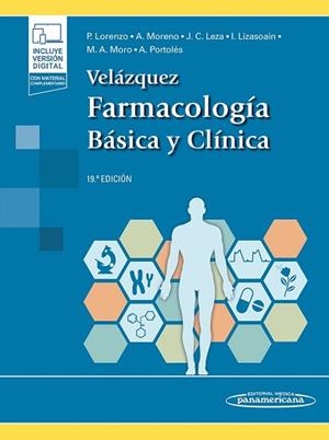 VELÁZQUEZ.FARMACOLOGÍA BÁSICA Y CLÍNICA | 9788411060585 | LORENZO FERNÁNDEZ,PEDRO/MORENO GONZÁLEZ,ALFONSO | Libreria Geli - Librería Online de Girona - Comprar libros en catalán y castellano