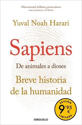 DE ANIMALES A DIOSES  (EDICIÓN LIMITADA A PRECIO ESPECIAL) | 9788466372794 | HARARI, YUVAL NOAH | Libreria Geli - Librería Online de Girona - Comprar libros en catalán y castellano