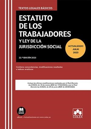 ESTATUTO DE LOS TRABAJADORES Y LEY DE JURISDICCIÓN SOCIAL(EDICIÓN  | 9788411940283 |   | Llibreria Geli - Llibreria Online de Girona - Comprar llibres en català i castellà
