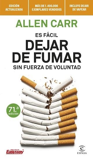 ES FÁCIL DEJAR DE FUMAR SIN FUERZA DE VOLUNTAD | 9788467070590 | CARR,ALLEN | Libreria Geli - Librería Online de Girona - Comprar libros en catalán y castellano