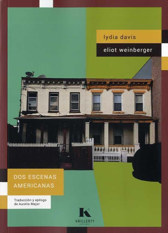 DOS ESCENAS AMERICANAS | 9788412739909 | DAVIS,LYDIA/WEINBERGER, ELIOT | Llibreria Geli - Llibreria Online de Girona - Comprar llibres en català i castellà