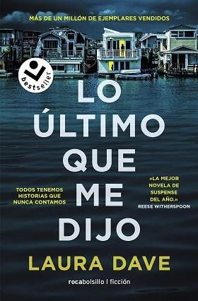 LO ÚLTIMO QUE ME DIJO(LA NOVELA EN LA QUE SE BASA LA SERIE DE APPLE TV) | 9788419498021 | DAVE,LAURA | Libreria Geli - Librería Online de Girona - Comprar libros en catalán y castellano