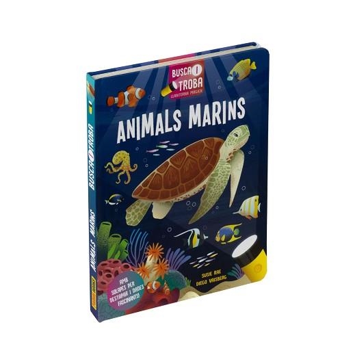 ANIMALS MARINS(BUSCA I TOBA LLANTERNA MÀGICA) | 9788411506359 | Libreria Geli - Librería Online de Girona - Comprar libros en catalán y castellano