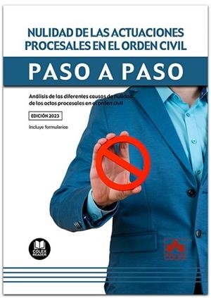 NULIDAD DE LAS ACTUACIONES PROCESALES EN EL ORDEN CIVIL.PASO A PASO | 9788413597898 | DEPARTAMENTO DE DOCUMENTACIÓN DE IBERLEY | Libreria Geli - Librería Online de Girona - Comprar libros en catalán y castellano
