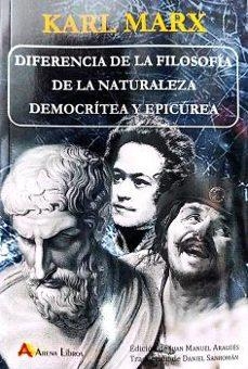 DIFERENCIA DE LA FILOSOFIA DE LA NATURALEZA DEMOCRITEA Y EPICUREA  | 9788415757726 | MARX,KARL | Llibreria Geli - Llibreria Online de Girona - Comprar llibres en català i castellà