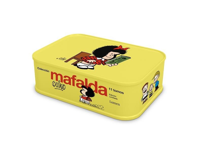 COLECCIÓN MAFALDA.11 TOMOS EN UNA LATA (EDICIÓN LIMITADA) | 9788426428844 | QUINO | Libreria Geli - Librería Online de Girona - Comprar libros en catalán y castellano