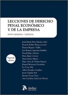LECCIONES DE DERECHO PENAL ECONOMICO Y DE LA EMPRESA(2ª EDICIÓN 2023) | 9788419773456 | SILVA SANCHEZ,JESUS MARIA | Libreria Geli - Librería Online de Girona - Comprar libros en catalán y castellano