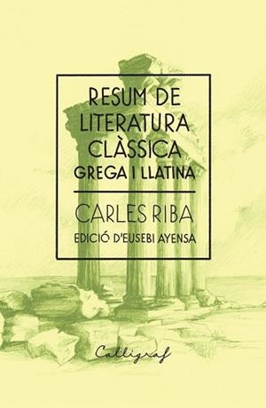 RESUM DE LITERATURA CLÀSSICA | 9788412759327 | RIBA I BRACONS,CARLES | Llibreria Geli - Llibreria Online de Girona - Comprar llibres en català i castellà