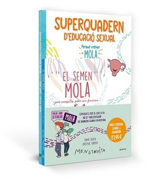 APRÈN AMB MENSTRUITA (EL SEMEN MOLA + SUPERQUADERN D'EDUCACIÓ SEXUAL) | 9788419975072 | SALVIA,ANNA | Libreria Geli - Librería Online de Girona - Comprar libros en catalán y castellano