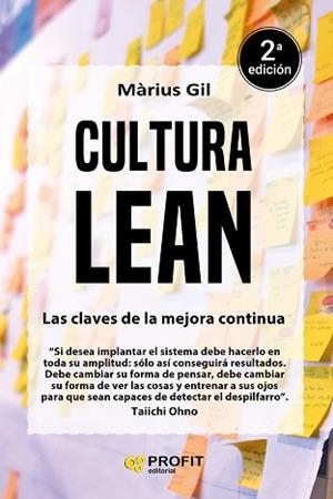 CULTURA LEAN (2ª EDICIÓ 2024) | 9788419841353 | GIL MENDOZA,MÀRIUS | Libreria Geli - Librería Online de Girona - Comprar libros en catalán y castellano