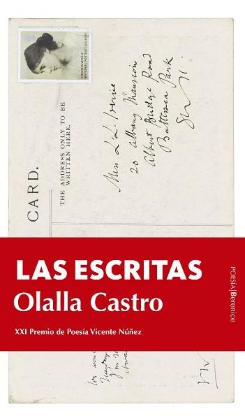 LAS ESCRITAS | 9788411311663 | OLALLA CASTRO | Libreria Geli - Librería Online de Girona - Comprar libros en catalán y castellano