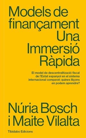 MODELS DE FINANÇAMENT | 9788410013001 | BOSCH ROCA, NÚRIA/VILALTA FERRER, MAITE | Llibreria Geli - Llibreria Online de Girona - Comprar llibres en català i castellà