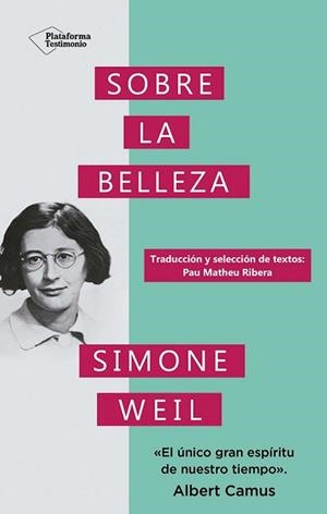 SOBRE LA BELLEZA | 9788410079243 | WEIL, SIMONE | Llibreria Geli - Llibreria Online de Girona - Comprar llibres en català i castellà