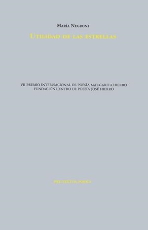 UTILIDAD DE LAS ESTRELLAS | 9788419633927 | NEGRONI, MARÍA | Llibreria Geli - Llibreria Online de Girona - Comprar llibres en català i castellà