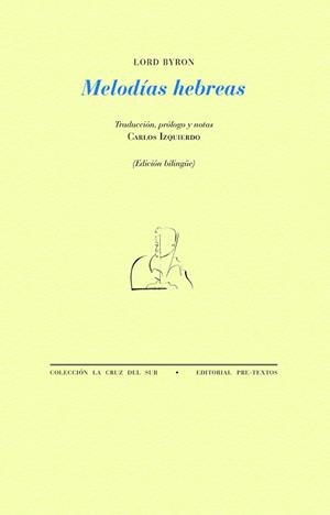 MELODÍAS HEBREAS | 9788419633941 | LORD BYRON | Libreria Geli - Librería Online de Girona - Comprar libros en catalán y castellano