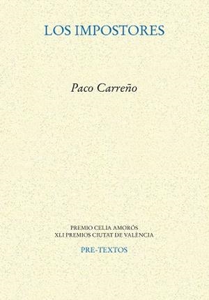 LOS IMPOSTORES | 9788410309012 | CARREÑO ESPINOSA, PACO | Llibreria Geli - Llibreria Online de Girona - Comprar llibres en català i castellà