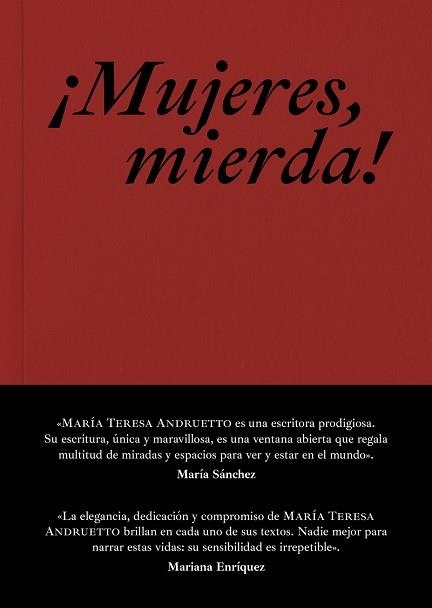 MUJERES,MIERDA | 9788409604869 | ANDRUETTO,MARIA TERESA | Libreria Geli - Librería Online de Girona - Comprar libros en catalán y castellano