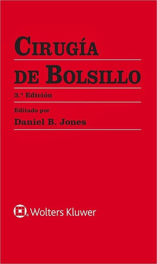 CIRUGIA DE BOLSILLO(3ª EDICIÓN 2024) | 9788419663849 | JONES, DANIEL B. | Libreria Geli - Librería Online de Girona - Comprar libros en catalán y castellano