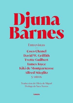 ENTREVISTAS.DJUNA BARNES | 9788412770407 | BARNES, DJUNA | Llibreria Geli - Llibreria Online de Girona - Comprar llibres en català i castellà