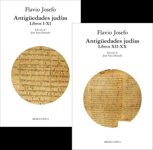 ANTIGUEDADES JUDÍAS (2 VOLS) | 9788446055419 | JOSEFO,FLAVIO | Libreria Geli - Librería Online de Girona - Comprar libros en catalán y castellano