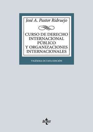 CURSO DE DERECHO INTERNACIONAL PÚBLICO Y ORGANIZACIONES INTERNACIONALES(28ª EDICIÓN 2024) | 9788430990467 | PASTOR RIDRUEJO, JOSÉ  ANTONIO | Llibreria Geli - Llibreria Online de Girona - Comprar llibres en català i castellà