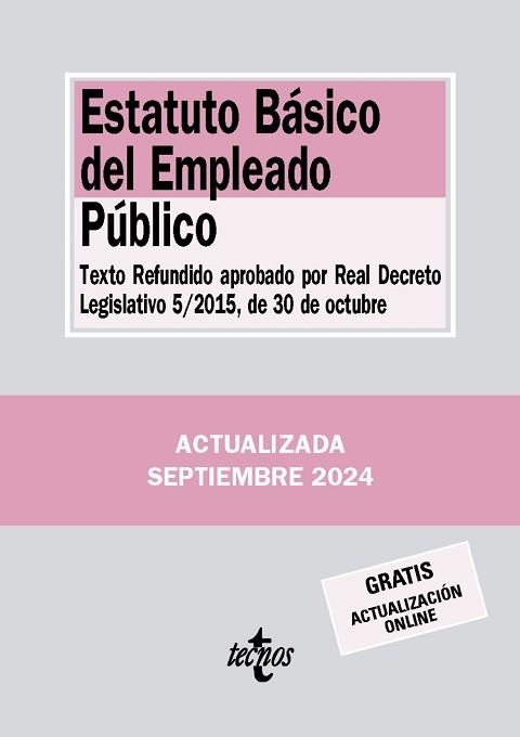 ESTATUTO BÁSICO DEL EMPLEADO PÚBLICO(9ª EDICIÓN 2024) | 9788430991013 | Libreria Geli - Librería Online de Girona - Comprar libros en catalán y castellano