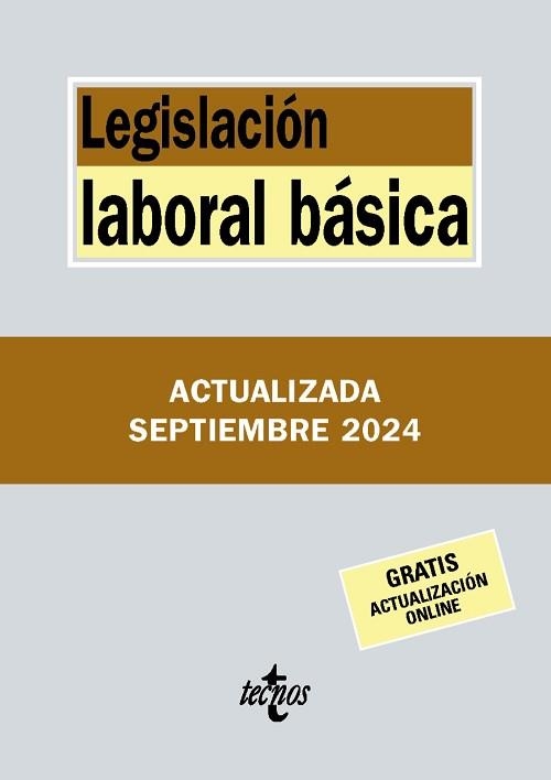 LEGISLACIÓN LABORAL BÁSICA(17ª EDICIÓN 2024) | 9788430991020 | Libreria Geli - Librería Online de Girona - Comprar libros en catalán y castellano