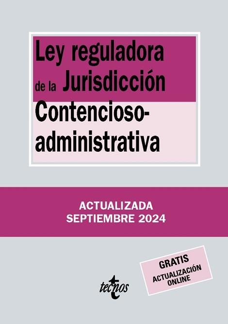 LEY REGULADORA DE LA JURISDICCIÓN CONTENCIOSO-ADMINISTRATIVA(25ª EDICIÓN 2024) | 9788430990894 | Libreria Geli - Librería Online de Girona - Comprar libros en catalán y castellano