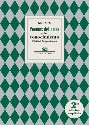 POEMAS DEL AMOR Y DEL CONOCIMIENTO | 9788410148802 | GOETHE, JOHANN WOLFGANG VON | Libreria Geli - Librería Online de Girona - Comprar libros en catalán y castellano