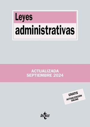 LEYES ADMINISTRATIVAS(8ª EDICIÓN 2024) | 9788430991075 | Llibreria Geli - Llibreria Online de Girona - Comprar llibres en català i castellà