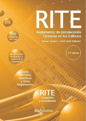 REGLAMENTO DE INSTALACIONES TÉRMICAS EN LOS EDIFICIOS(4ª EDICIÓN 2024) | 9788426738769 | CARBÓ BALLESTER, JORDI | Llibreria Geli - Llibreria Online de Girona - Comprar llibres en català i castellà