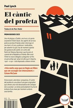 EL CÀNTIC DEL PROFETA | 9788419332776 | LYNCH, PAUL | Llibreria Geli - Llibreria Online de Girona - Comprar llibres en català i castellà